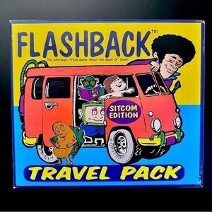 Flashback Sitcom Edition Travel Pack Trivia Game ages 12 and up